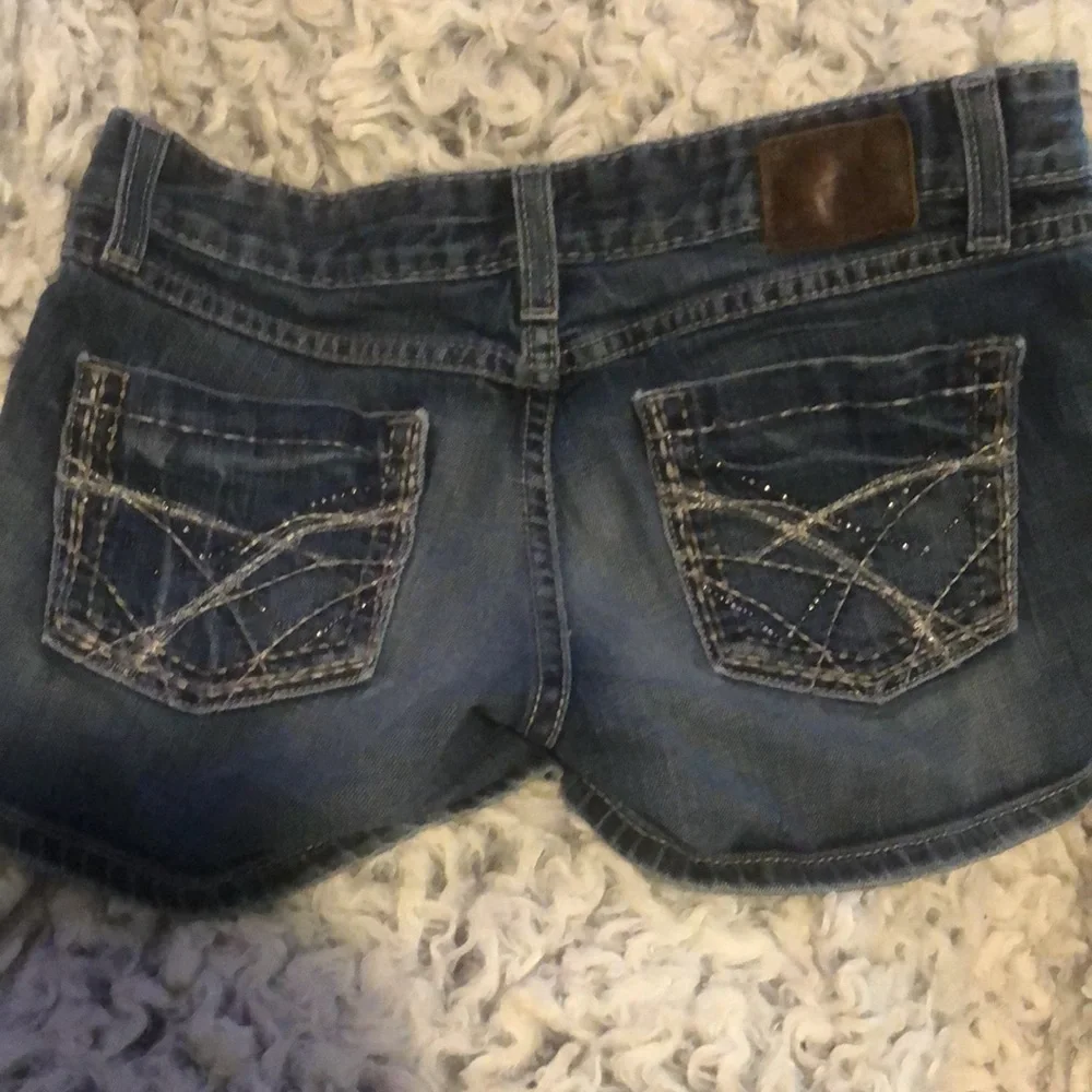 Denim Short Shorts - Blue Washed Women's Shorts